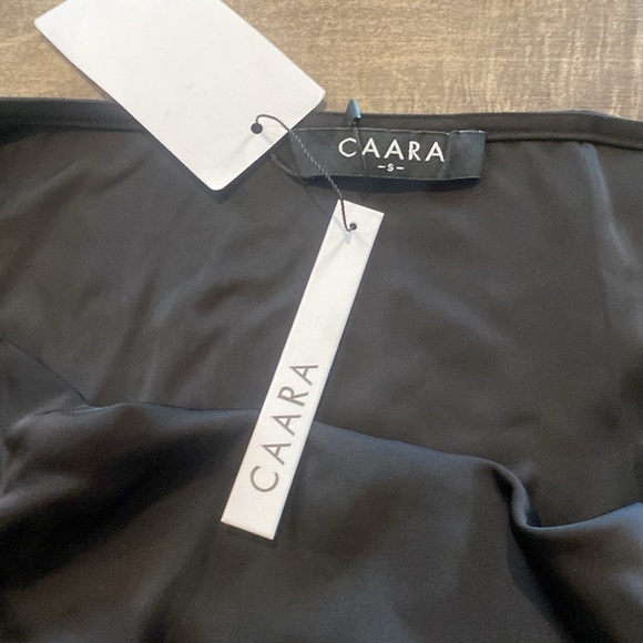 CAARA Anya One-Shoulder Top Black NWT - Picture 9 of 10